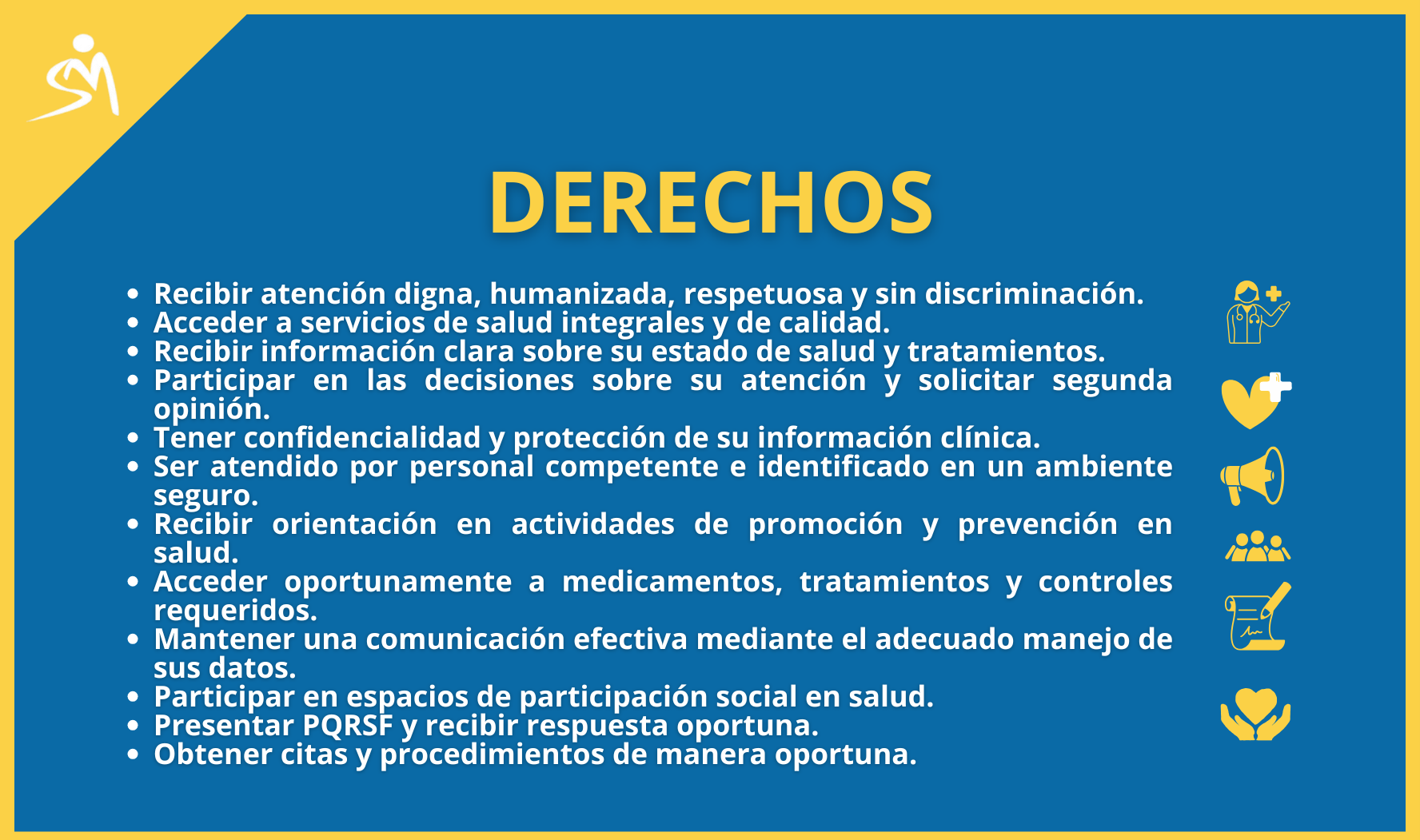 Derechos de los usuarios